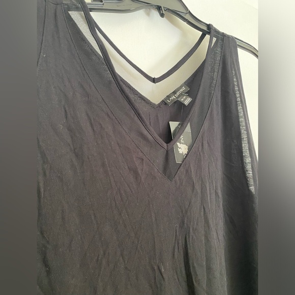 Lane Bryant black sleeveless top - Picture 2 of 7